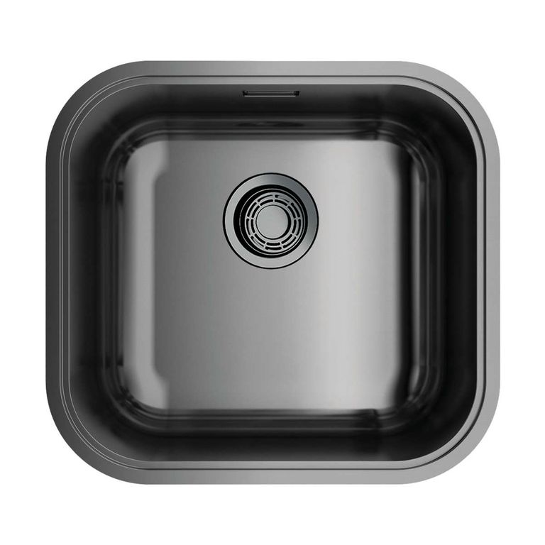 Кухонная мойка Omoikiri Omi 44-GM 4993191 445*415 мм (воронёная сталь)