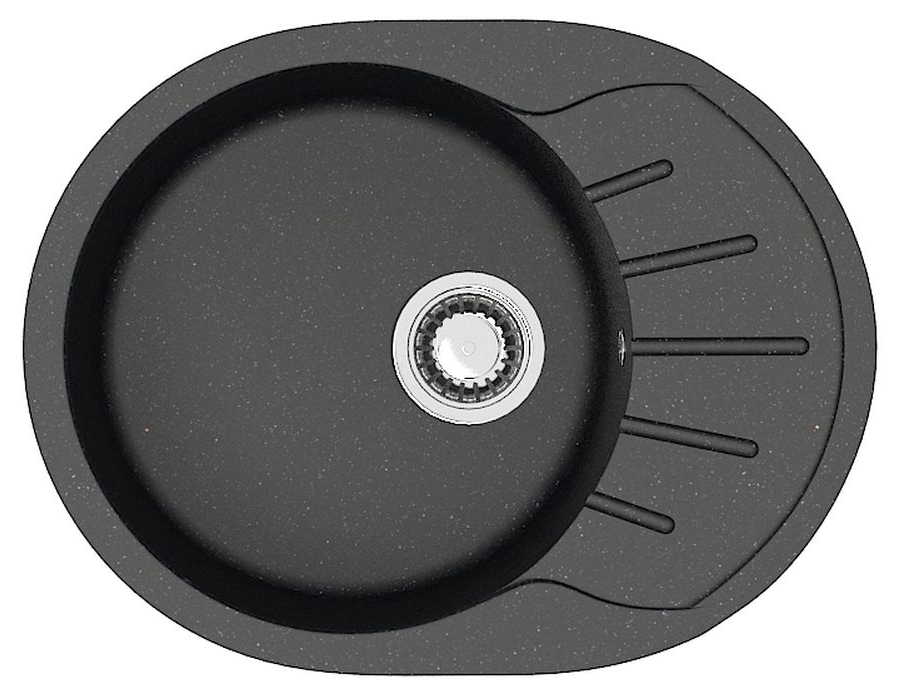 Кухонная мойка Azario Light CS00079920 575*440 мм (чёрный)