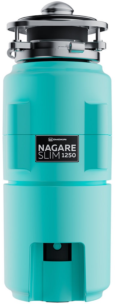 Измельчитель пищевых отходов Omoikiri Nagare Slim 1250 AZ 4995066 (голубой)