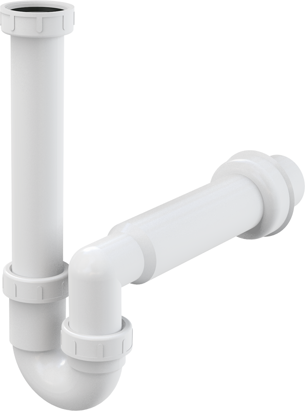 Сифон для мойки AlcaPlast A80-DN50 (белый)