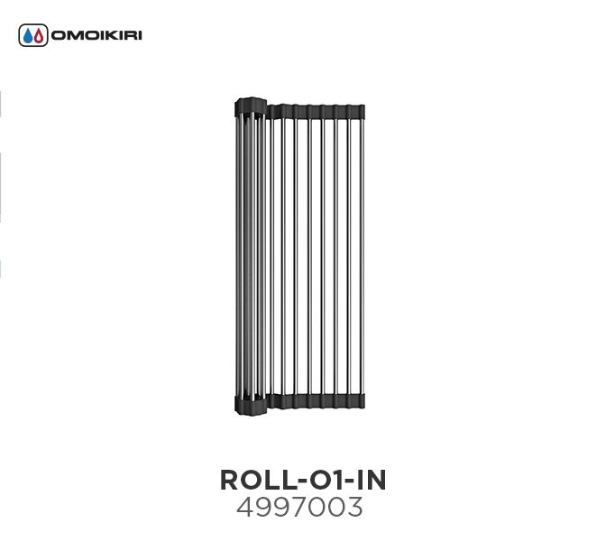 Ролл-мат Omoikiri ROLL-01-IN 4997003 425*350 мм (нержавеющая сталь)