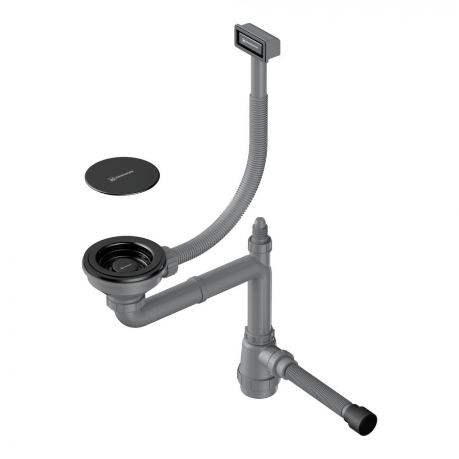 Арматура Omoikiri для одночашевых моек WK-1C GB 4956760 (графит)