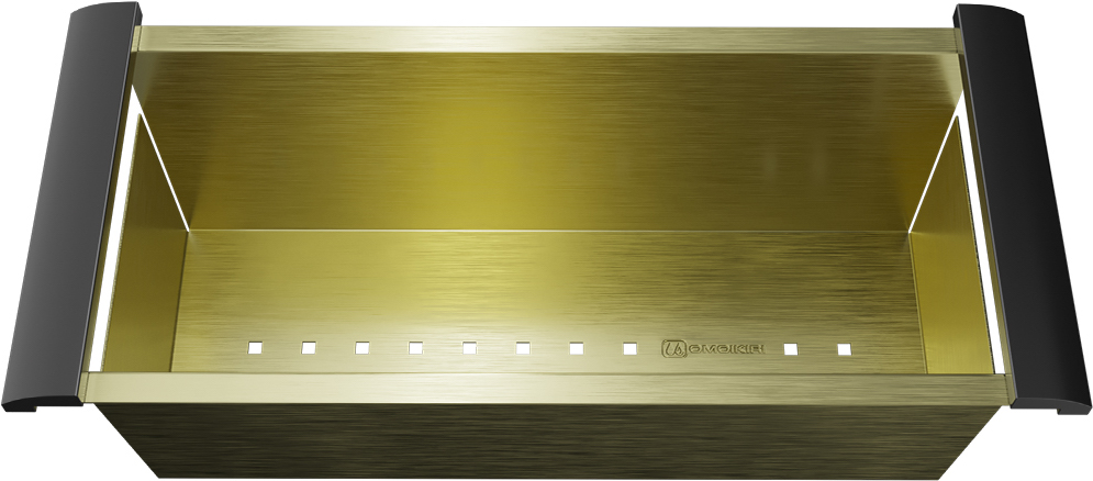 Коландер для мойки Omoikiri CO-05 LG 4999058 395*190 мм (светлое золото)