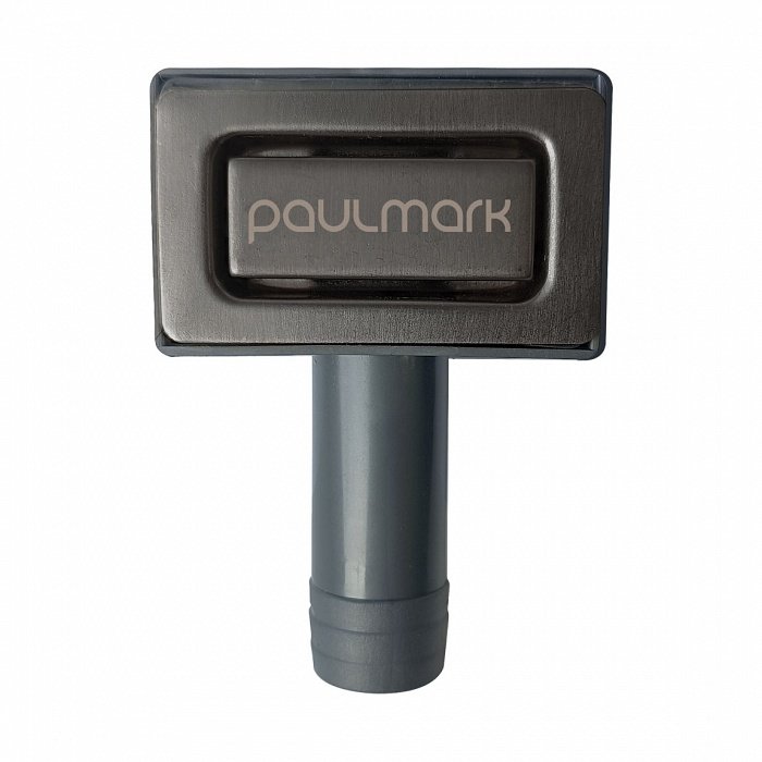 Перелив для кухонной мойки Paulmark Konz PM22-GM (вороненая сталь)