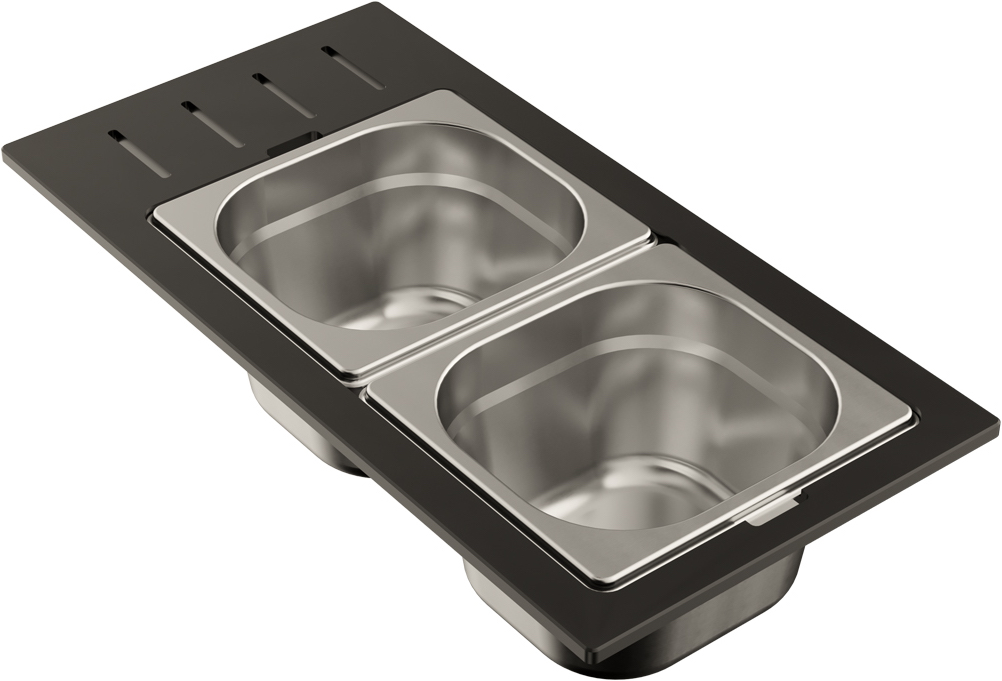 Контейнер для кухонной мойки Omoikiri DC-02-2 IN 4999075 (нержавеющая сталь)