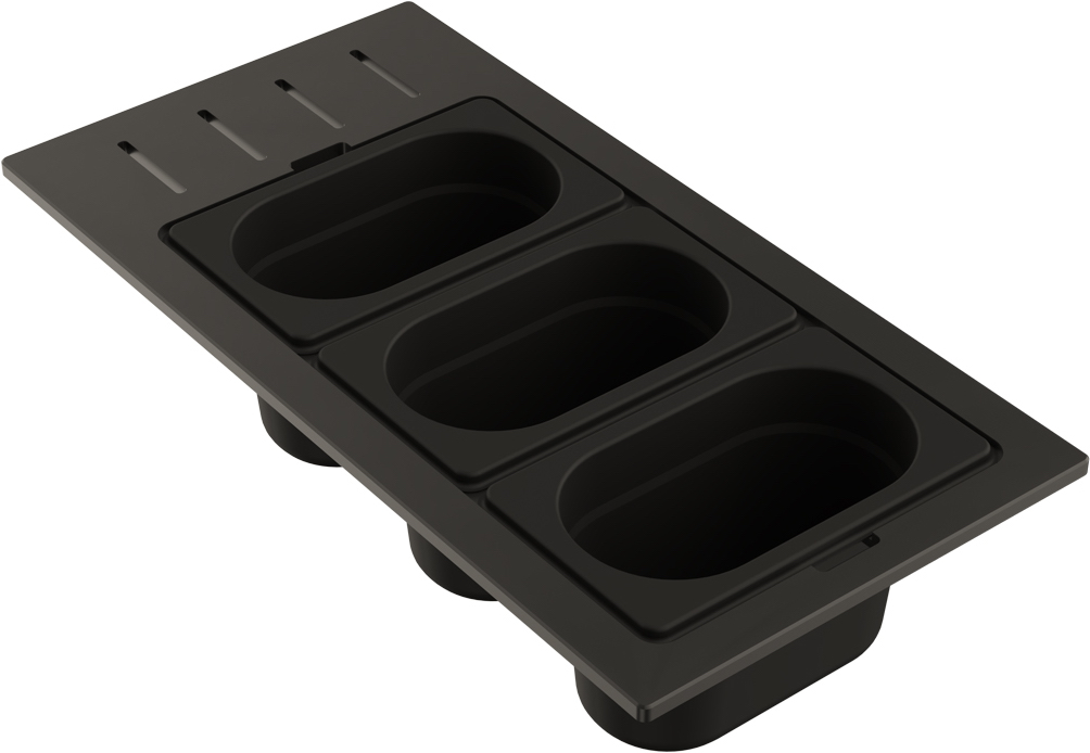 Контейнер для кухонной мойки Omoikiri DC-02-3 GB 4999079 (графит)