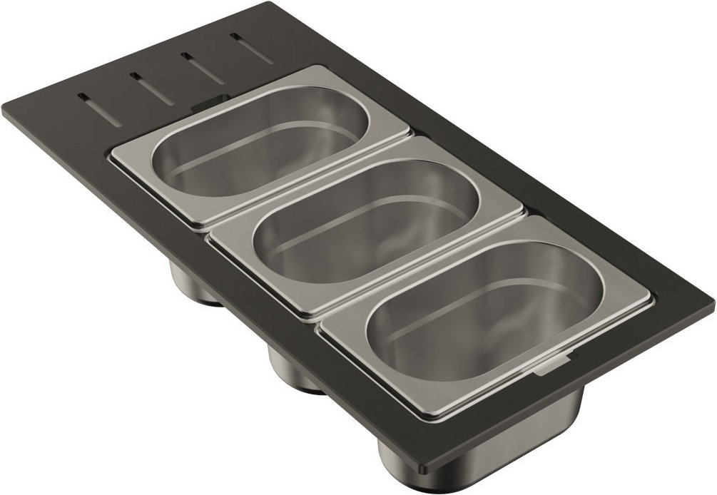 Контейнер для кухонной мойки Omoikiri DC-02-3 IN 4999078 (нержавеющая сталь)