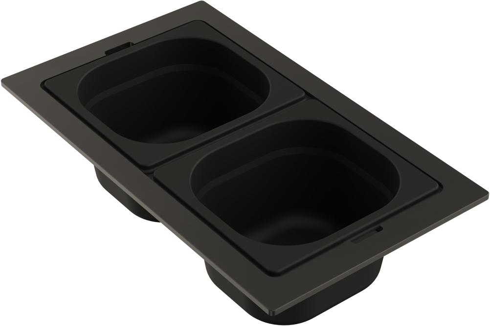Контейнер для кухонной мойки Omoikiri DC-04-2 GB 4999085 (графит)