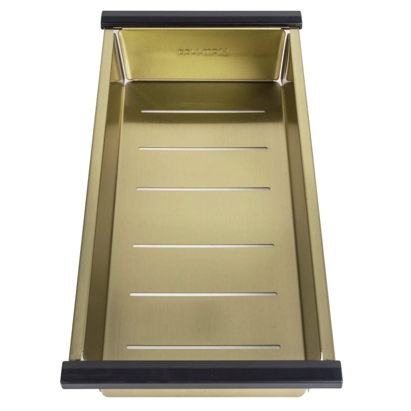 Коландер для мойки Paulmark Advance A430-LG 205*430 мм (светлое золото)