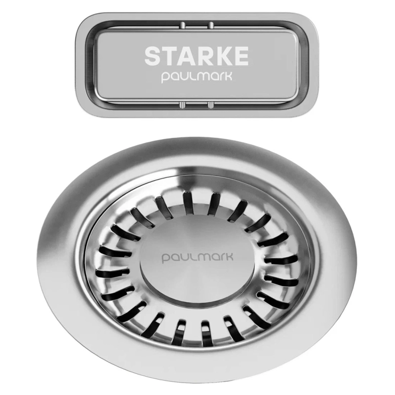 Слив перелив для кухонных моек Paulmark PM6024-BS (брашированная сталь)