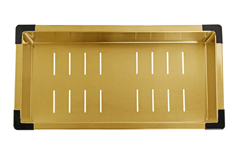 Поддон для мойки Zorg ZM 03 BRONZE 410*200 мм (бронза)