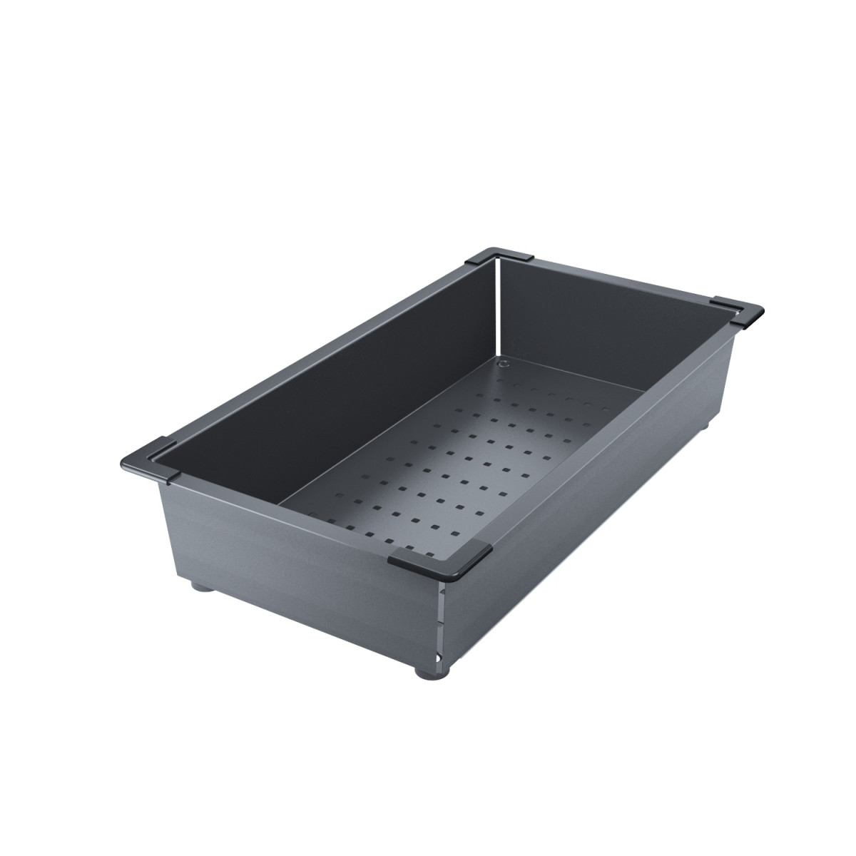Коландер для мойки IDDIS Kitchen Line KOL23GMi59 426*231 мм (графит)