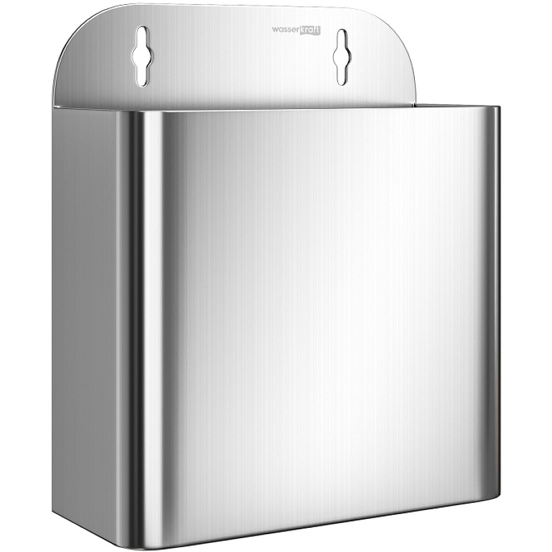 Ведро для мусора WasserKraft K-10611 (никель матовый)