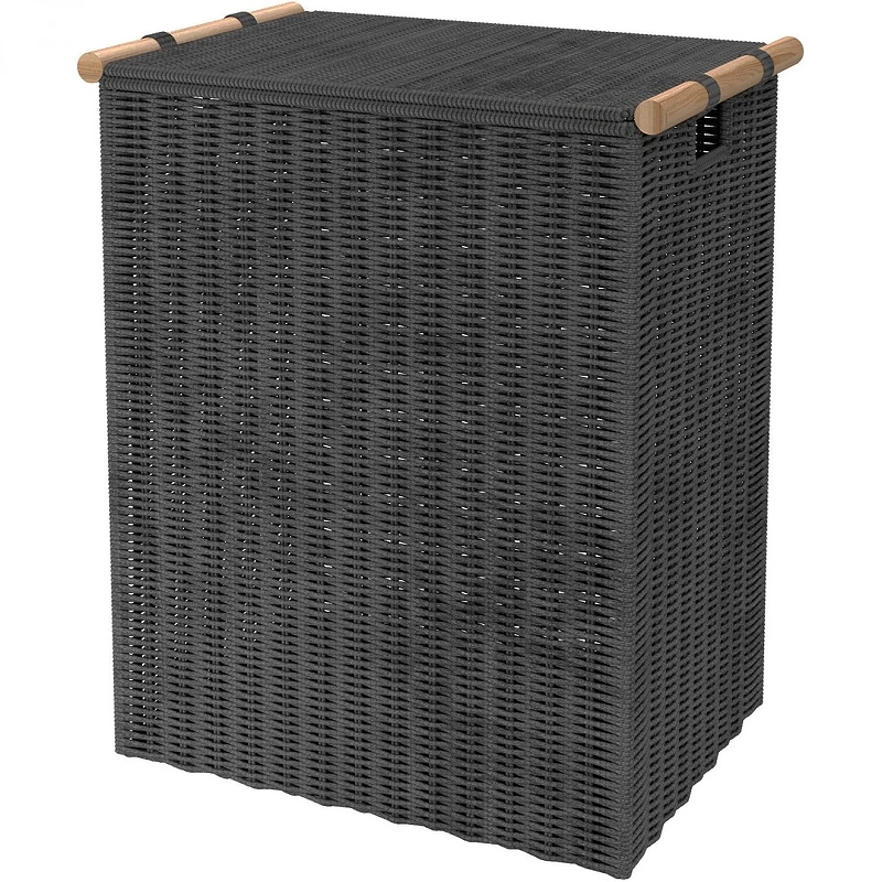 Корзина для белья WasserKRAFT Gollach WB-330-L (серый)
