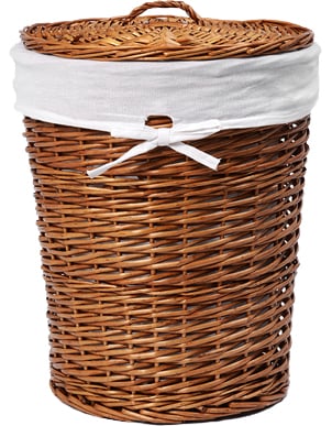 Корзина для белья WasserKRAFT Leine WB-350-L плетеная (светло-коричневый)