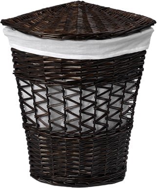 Корзина для белья WasserKRAFT Salm WB-270-L плетеная (темно-коричневый)