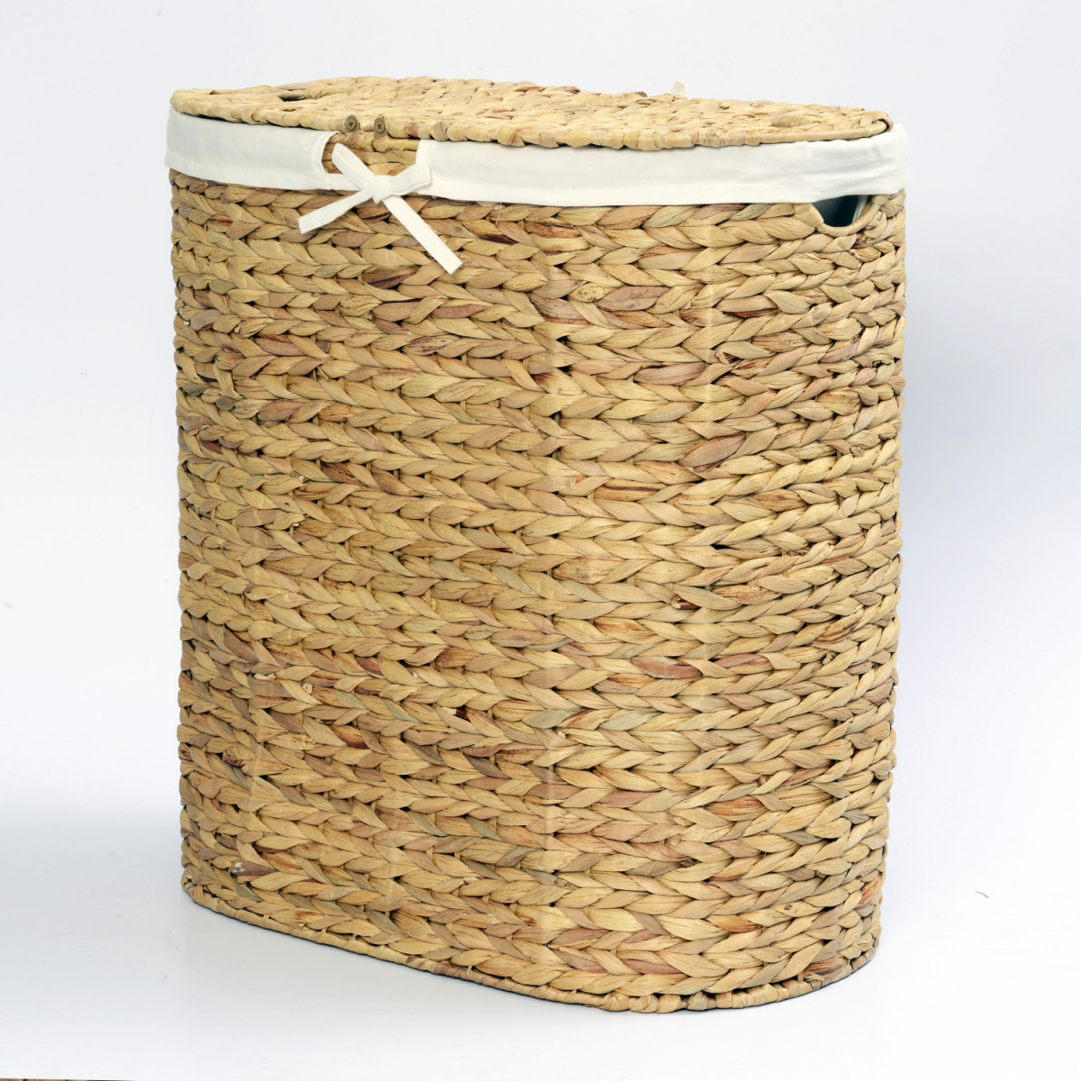 Корзина для белья WasserKRAFT Dill WB-610-L плетеная (светло-коричневый)