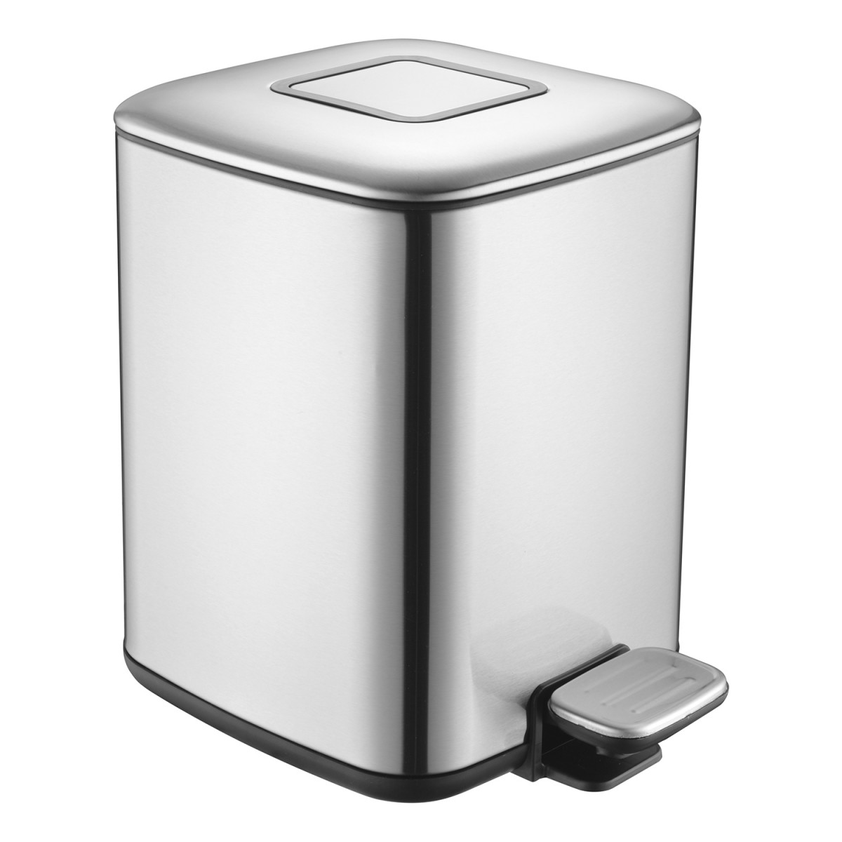 Ведро для мусора WasserKRAFT 9L K-649 (хром)