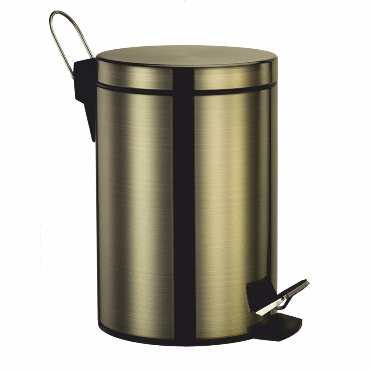 Ведро для мусора WasserKRAFT 5L K-645 (бронза светлая)
