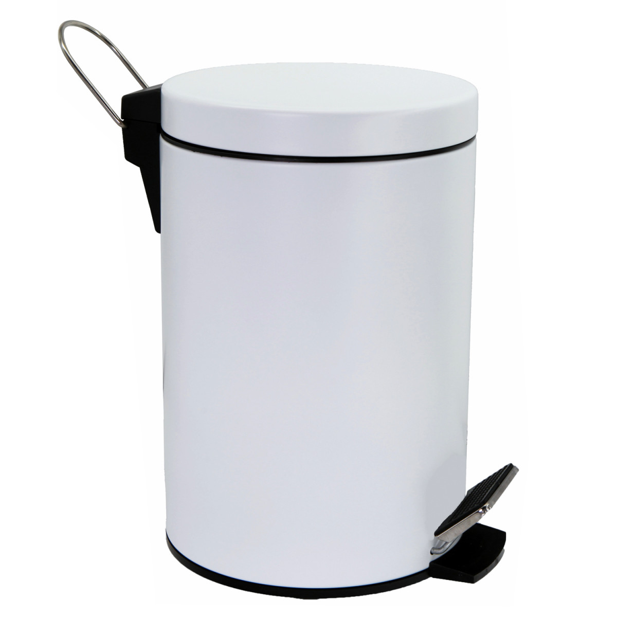 Ведро для мусора WasserKRAFT 5L K-635WHITE (белый)