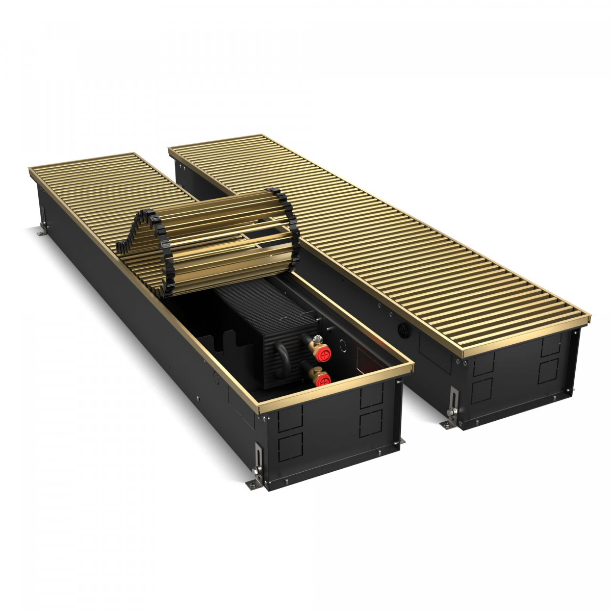 Конвектор внутрипольный Royal Thermo ATRIUM-90/300/1200-DG-U-AU