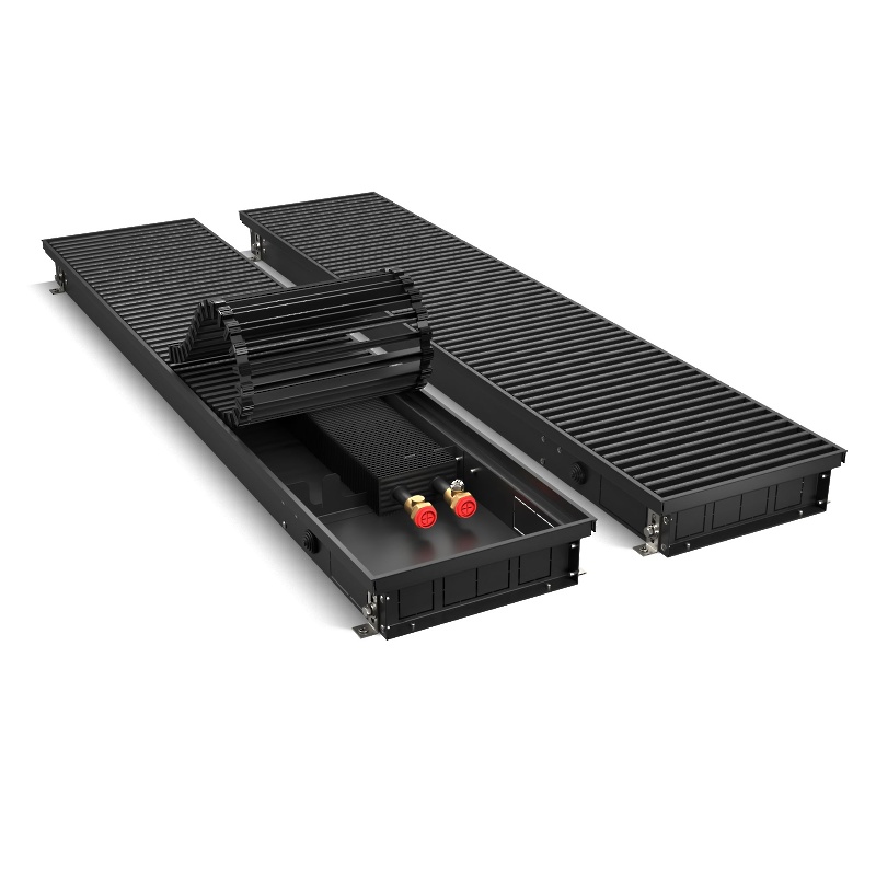 Конвектор внутрипольный Royal Thermo ATRIUM-90/250/2800-DG-U-BL