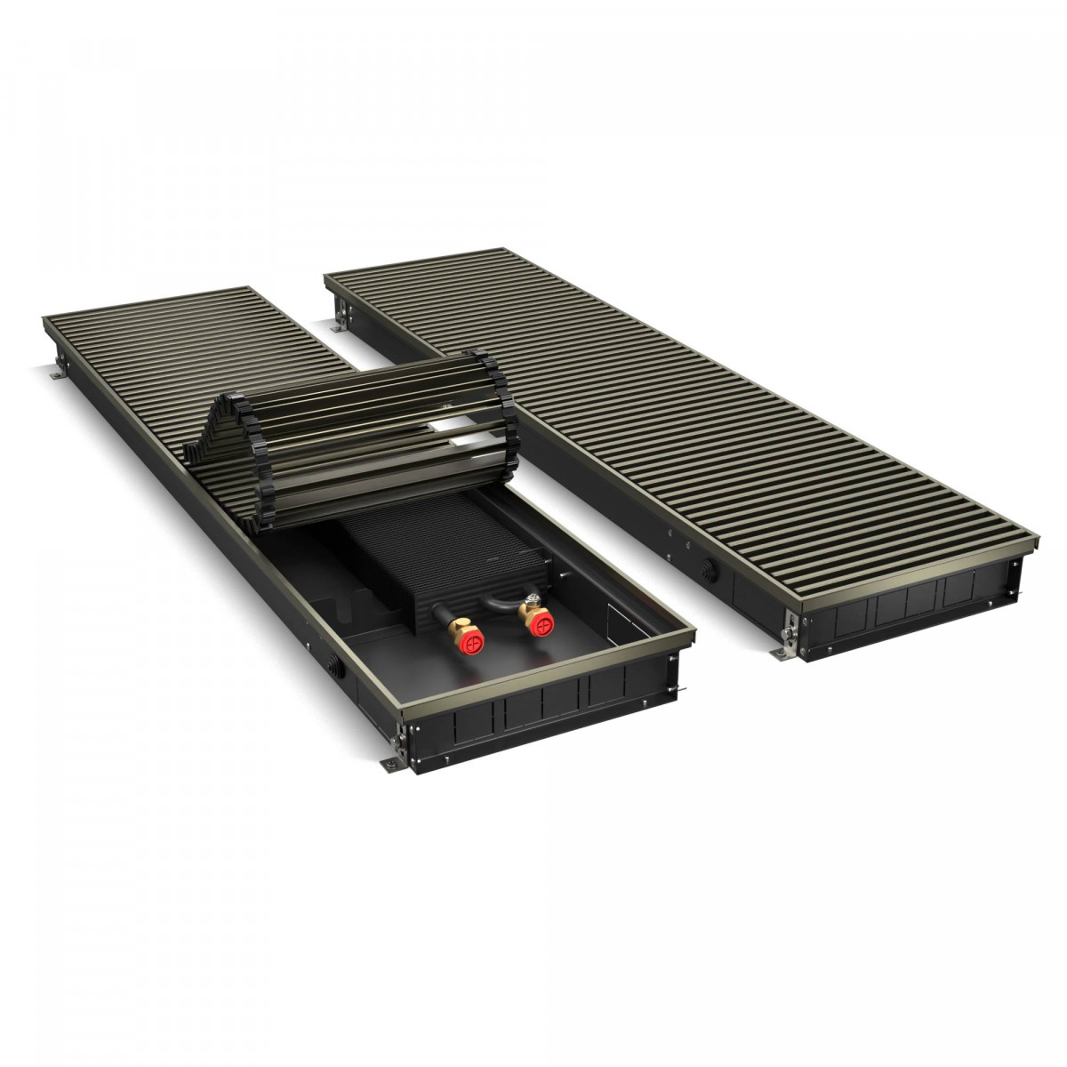 Конвектор внутрипольный Royal Thermo ATRIUM-75/300/1200-DG-U-DB