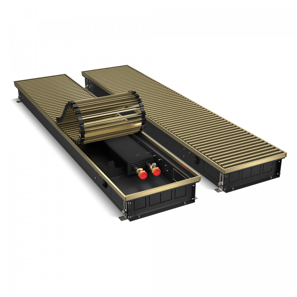 Конвектор внутрипольный Royal Thermo ATRIUM-75/400/2000-DG-U-LB