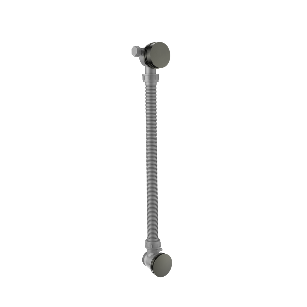 Слив-перелив для ванны AQUAme AQM7020GM (металл шлифованный)