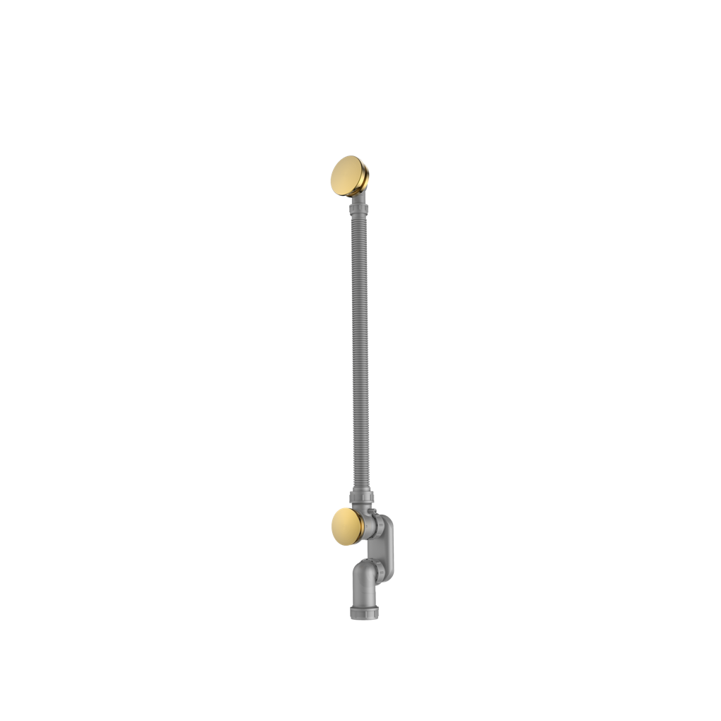 Слив-перелив для ванны AQUAme AQM7021BG (золото шлифованное)