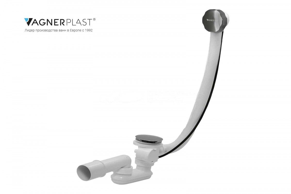 Слив-перелив для ванны VagnerPlast V55R (хром)