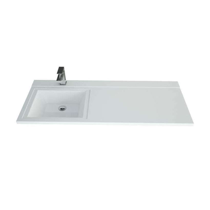 Раковина над стиральной машиной BelBagno BB1200/480-LV-MR-L 1203*480 мм (белый) L