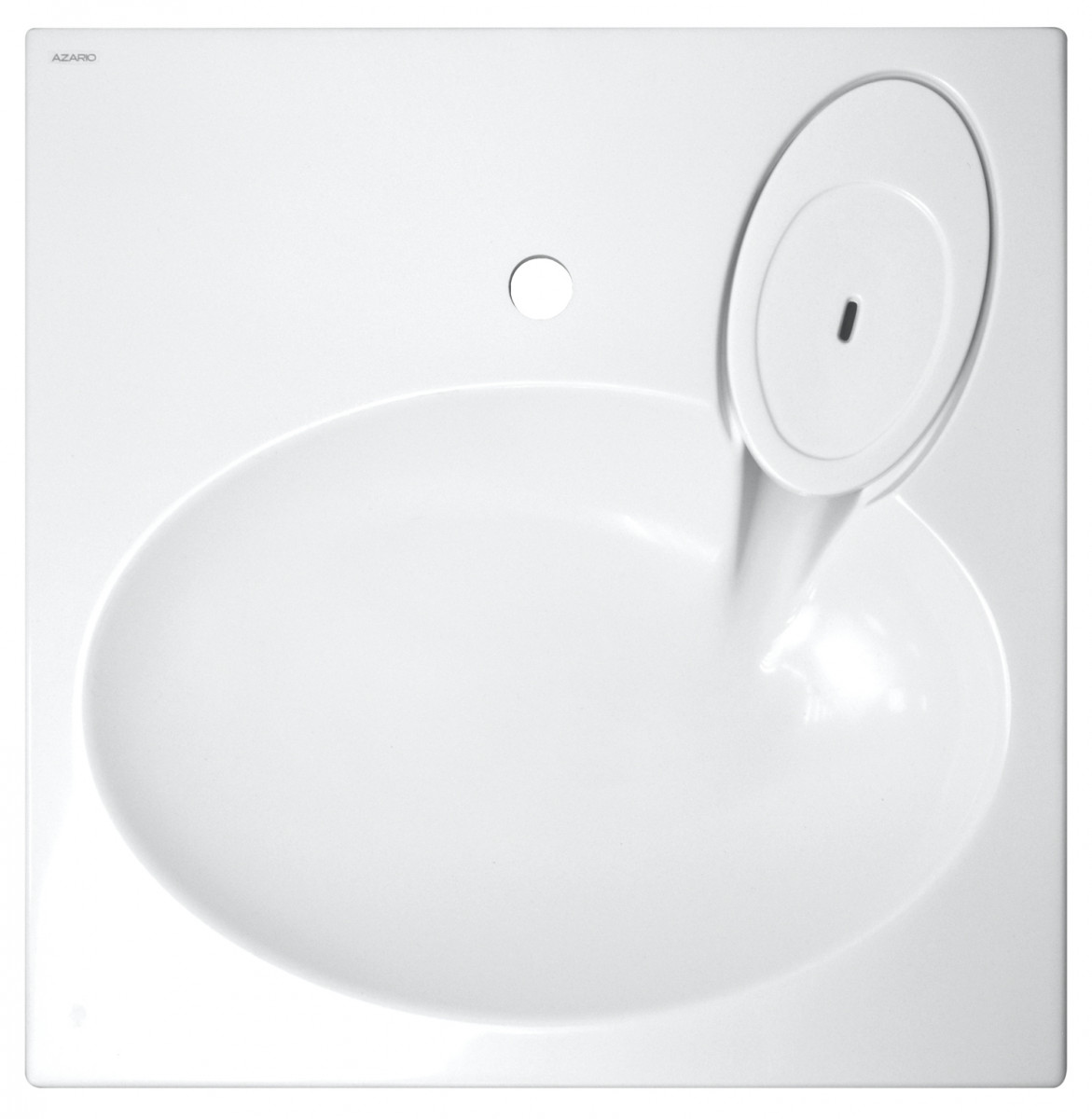 Раковина над стиральной машиной Azario Elegance CS00078300 592*592 мм (белый)