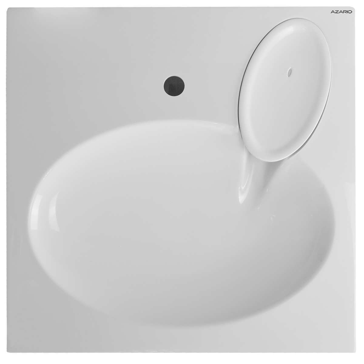 Раковина над стиральной машиной Azario Elegance NEW CS00086606 600*600 мм (белый)