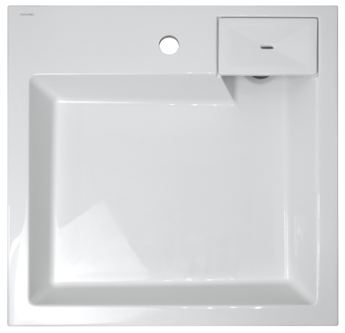 Раковина над стиральной машиной Azario Slim CS00078302 600*600 мм (белый)