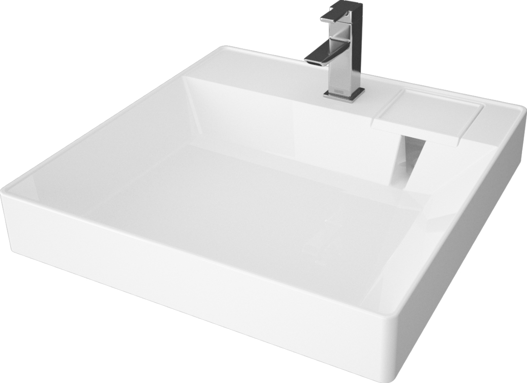Раковина над стиральной машиной Azario Sharp CS00078298 600*500 мм (белый)