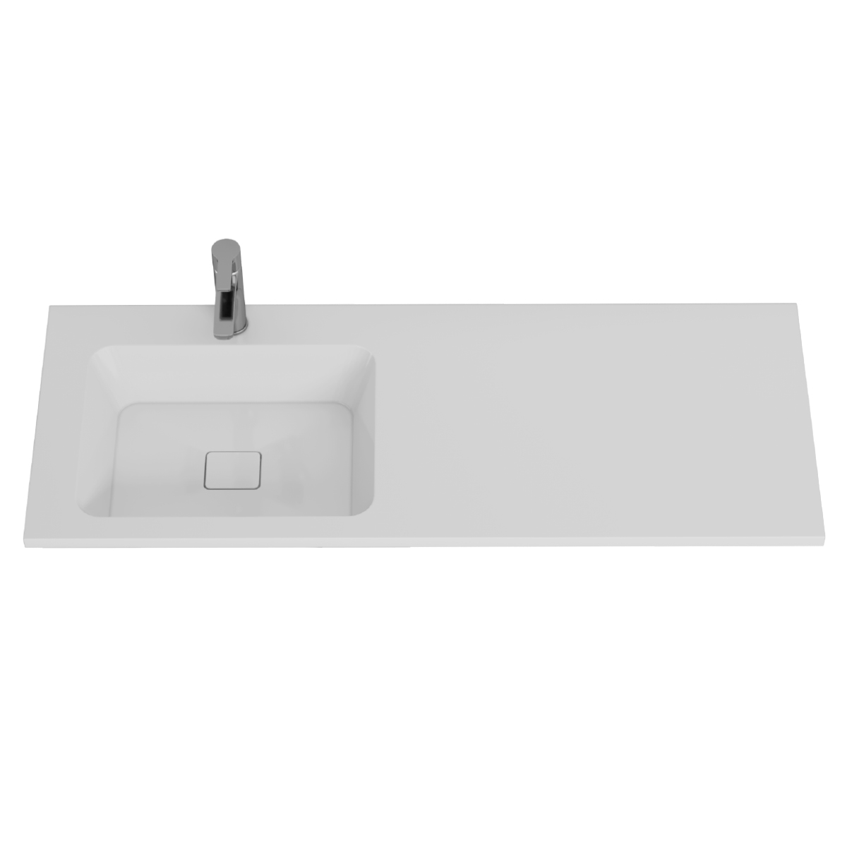 Раковина над стиральной машиной Dreja Wing 100120L 1200*480 мм (белый)