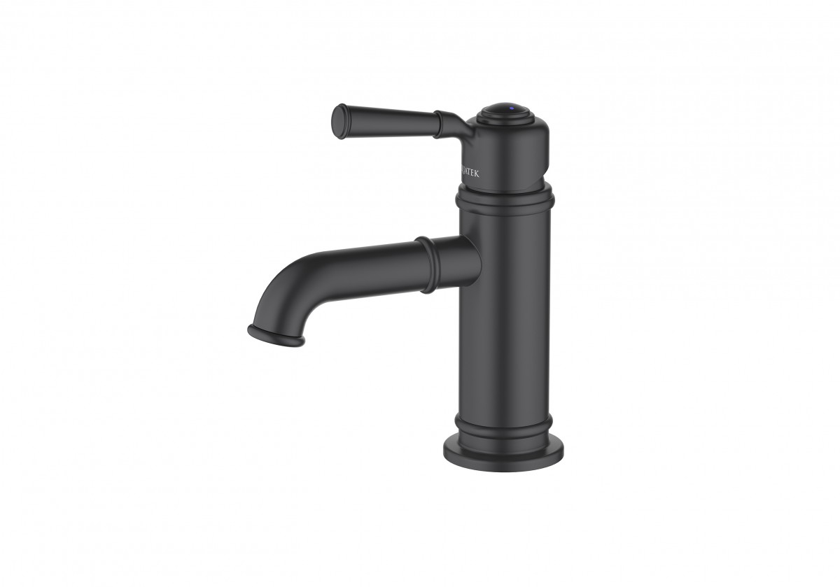 Смеситель для раковины Aquatek Классик AQ1510MB (чёрный матовый)