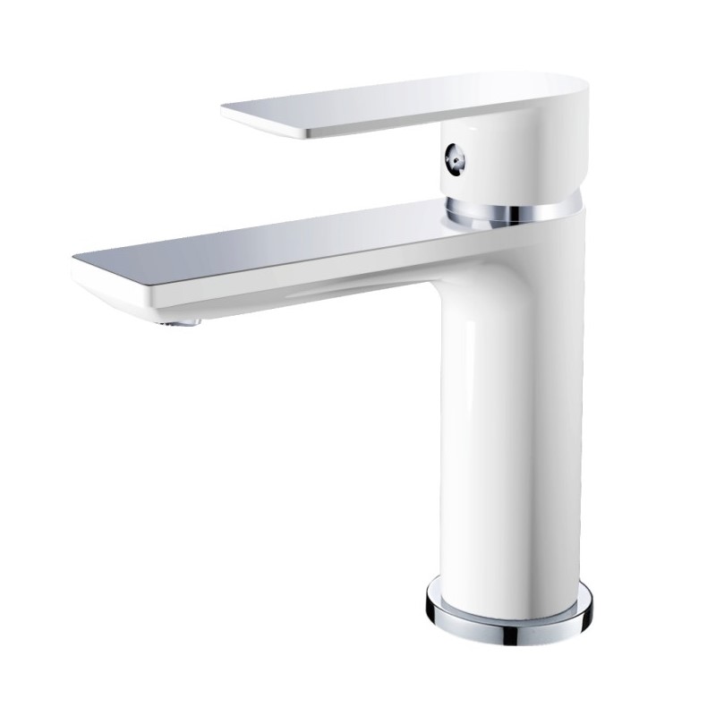 Смеситель для раковины Haiba HB10505-8 (хром/белый)