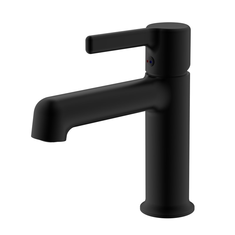 Смеситель для раковины Haiba HB10814-7 (чёрный матовый)