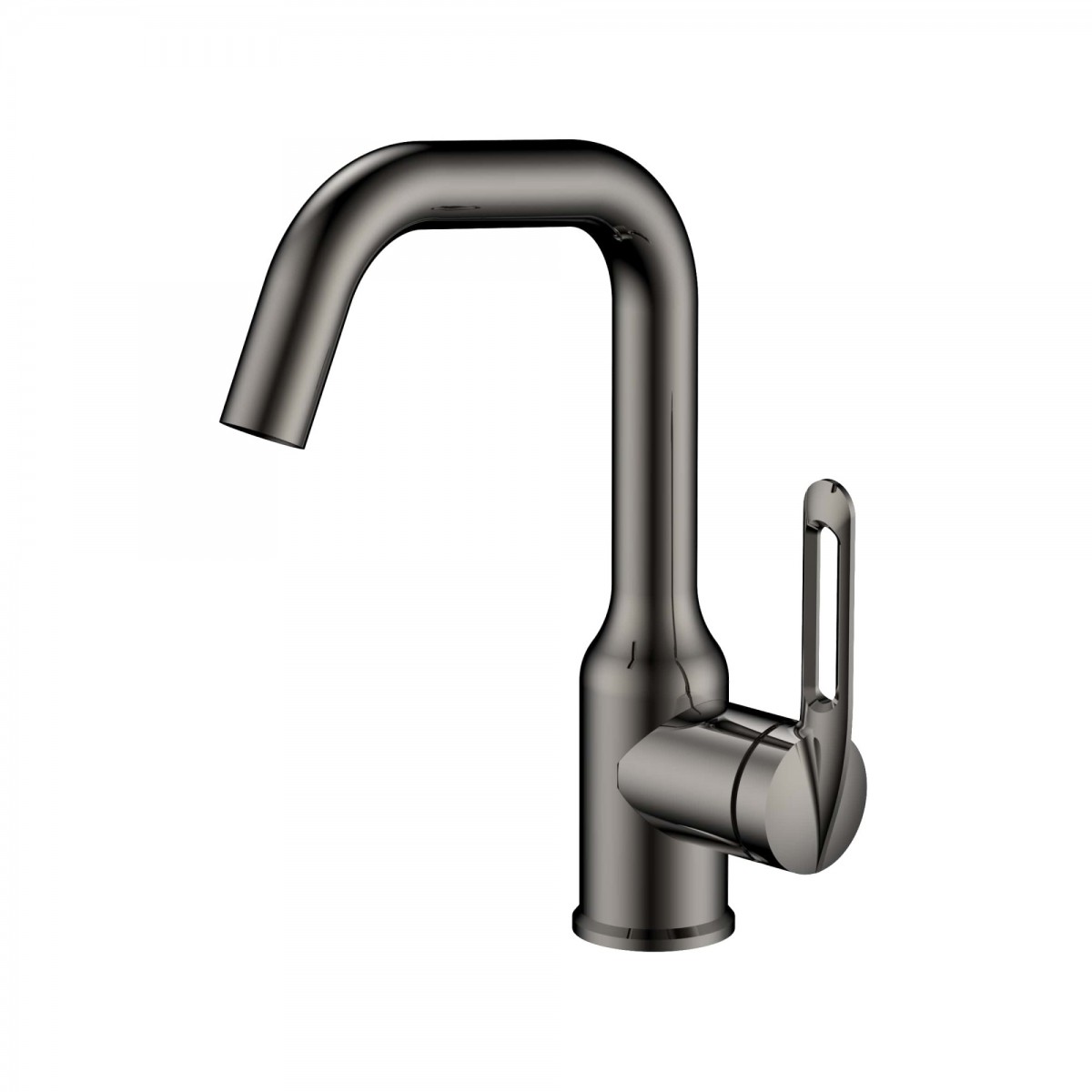 Смеситель для раковины Haiba HB10825-3 (оружейная сталь матовая)