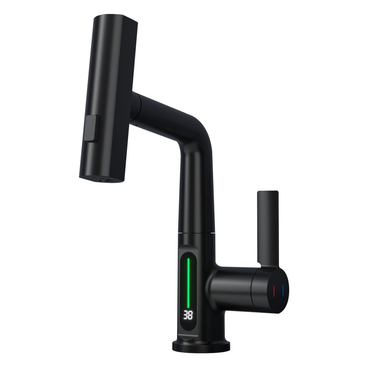 Смеситель для раковины Black&White Sky Day 3027B (чёрный матовый)