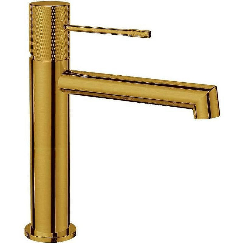 Смеситель для раковины Vincea Desire VBFW-1D1BG (золото брашированное)