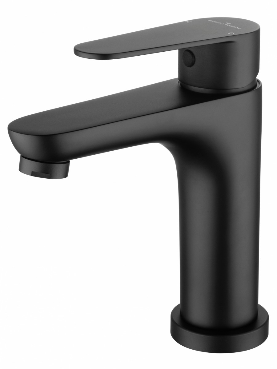 Смеситель для раковины Wonzon & Woghand ALFA WW-A40202-MB (чёрный матовый)