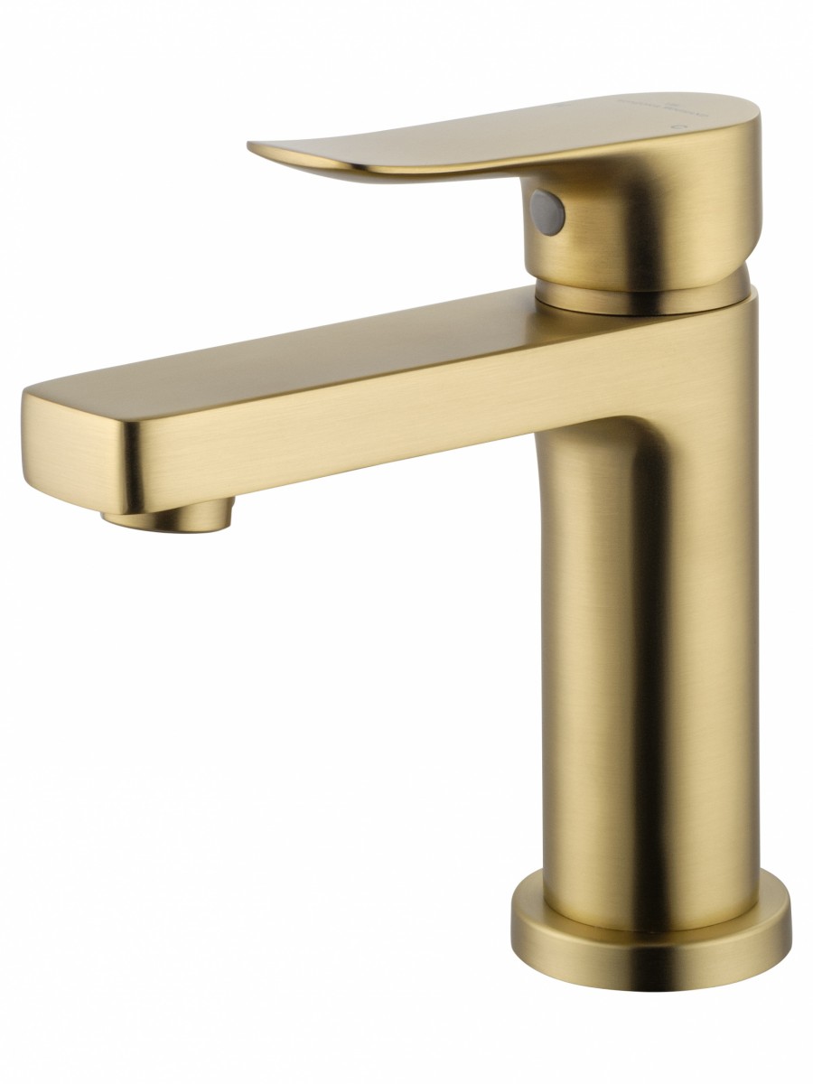 Смеситель для раковины Wonzon & Woghand Blend WW-A40222-BG (брашированное золото)