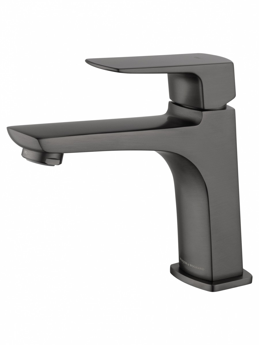 Смеситель для раковины Wonzon & Woghand FORZA WW-139031-BGM (тёмный графит)