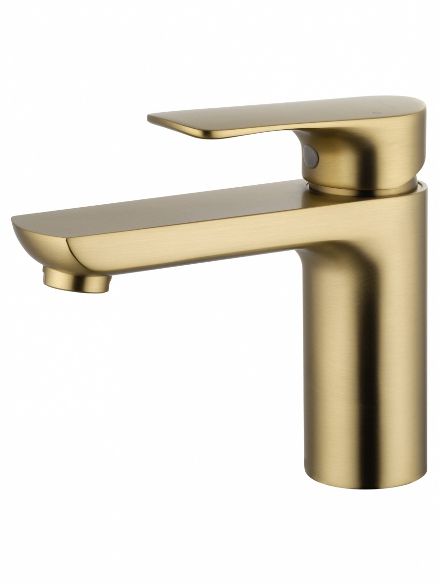 Смеситель для раковины Wonzon & Woghand Line WW-A40732-BG (брашированное золото)