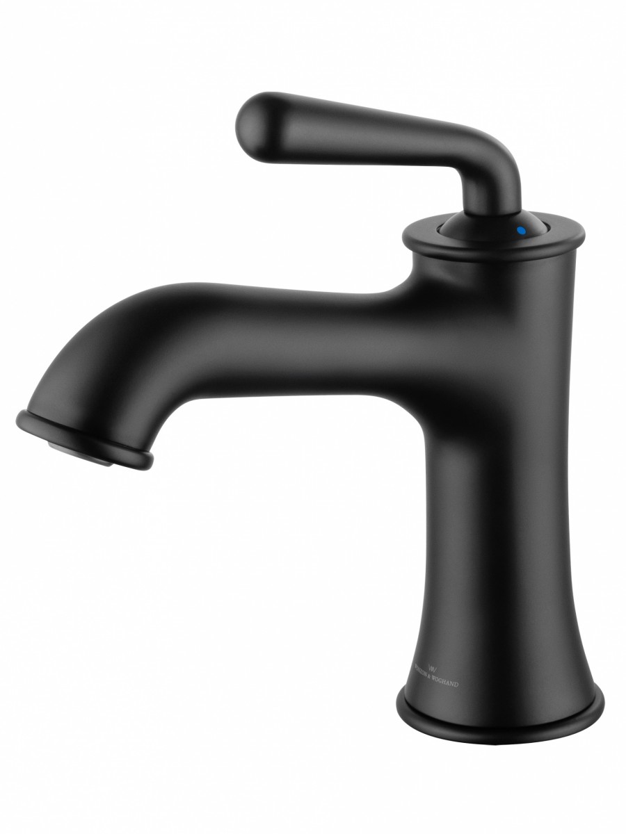 Смеситель для раковины Wonzon & Woghand STEAM WW-88139008-MB (чёрный матовый)