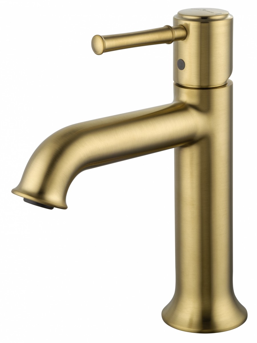 Смеситель для раковины Wonzon & Woghand TOR WW-88018073-BG (брашированное золото)