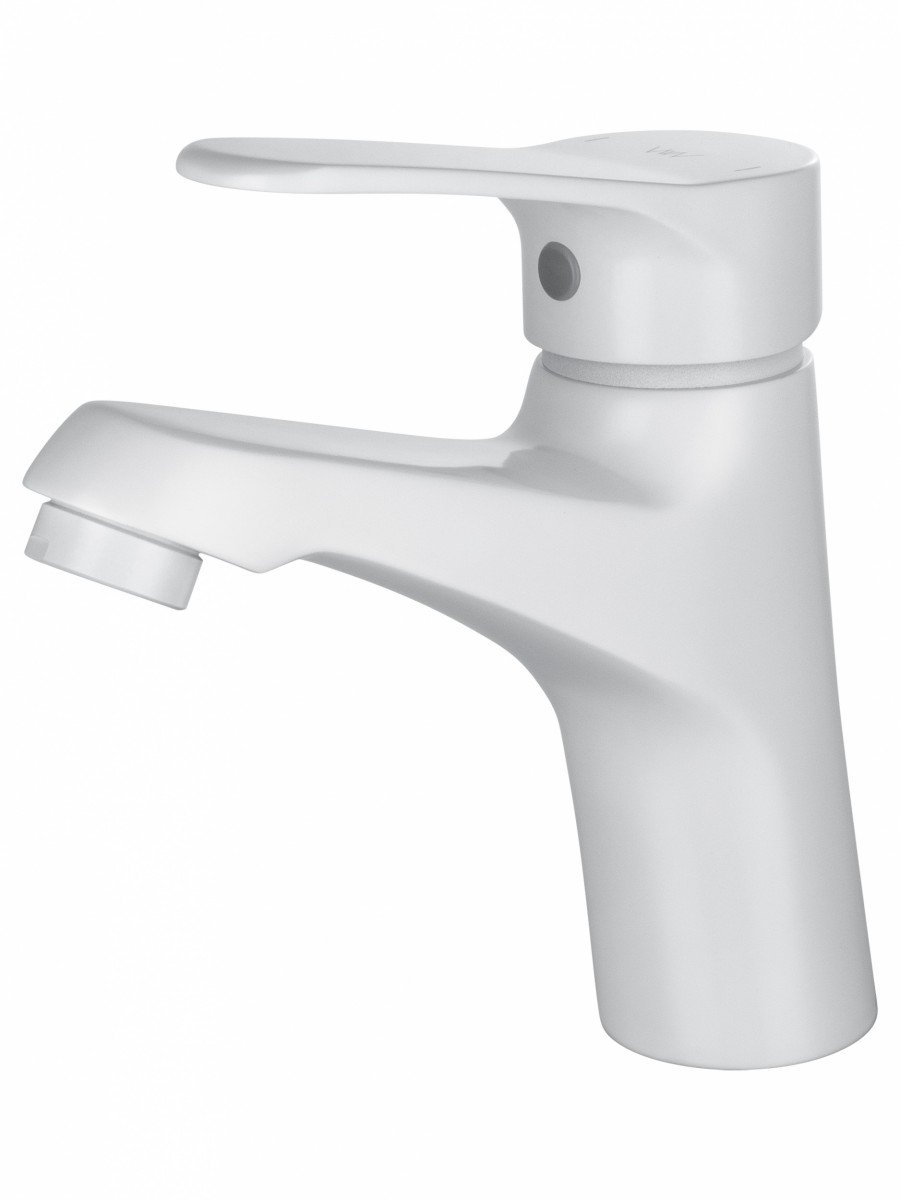 Смеситель для раковины Wonzon & Woghand WW-A40212-MW (белый матовый)